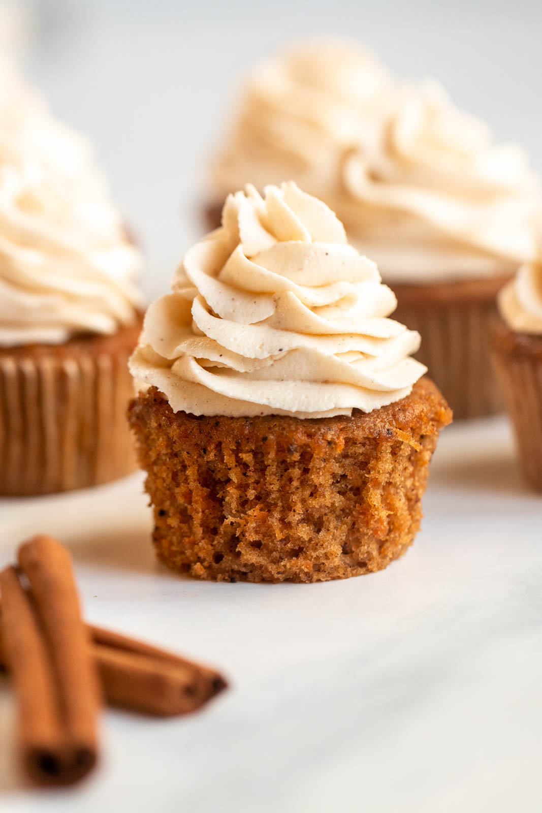 Pumpkin spice cupcakes