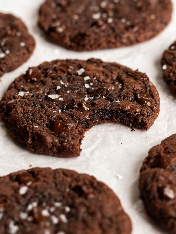 chewy double chocolate cookies