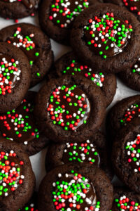 chocolate thumbprint cookies-8