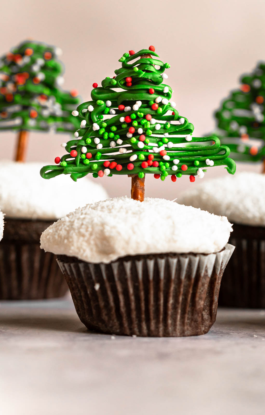 christmas tree cupcakes-10