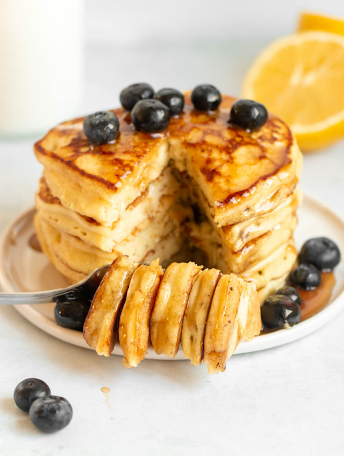 lemon ricotta pancakes recipe