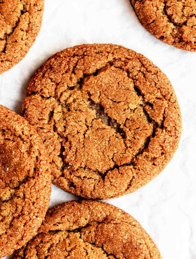 Chewy Ginger Molasses Cookies Rich And Delish