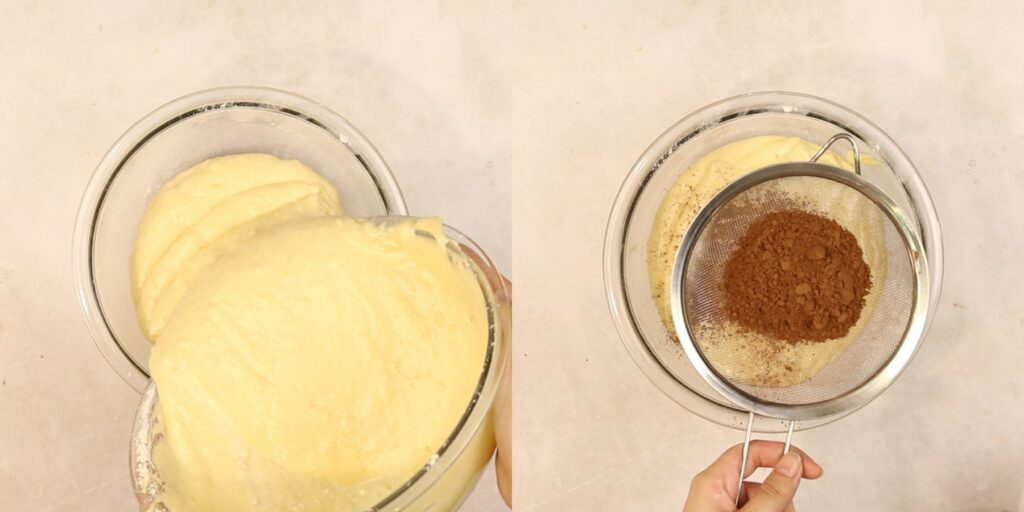 Cake process shots.