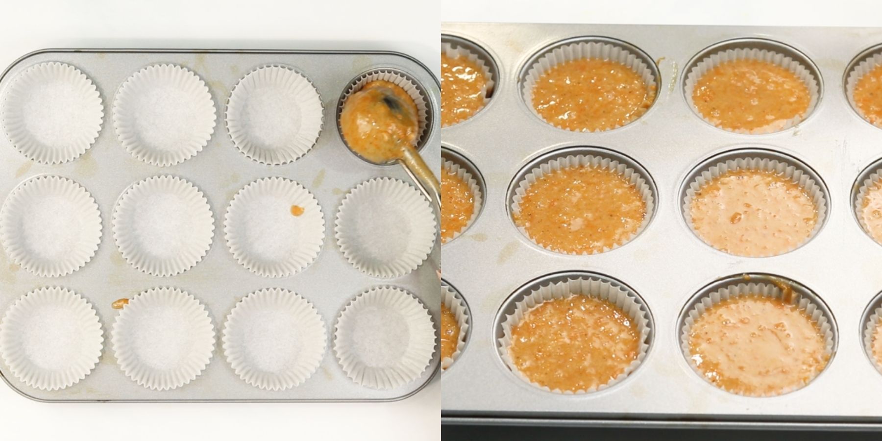 Cupcakes process shots.