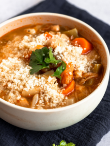 vegetable couscous soup
