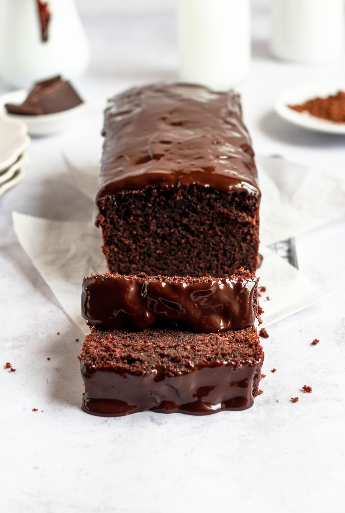 Chocolate Sour Cream Pound Cake - Rich And Delish