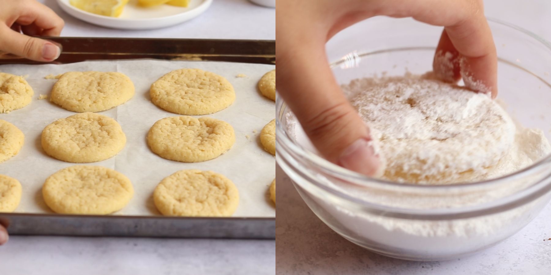 Cookies process shots.