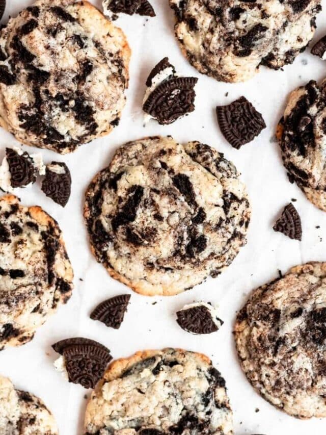 Oreo Cheesecake Cookies (7 ingredients)