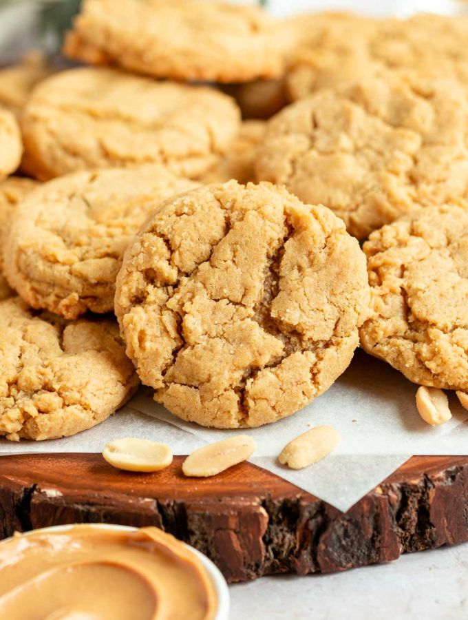 Chewy Peanut Butter Cookies (Soft & One Bowl) Rich And Delish