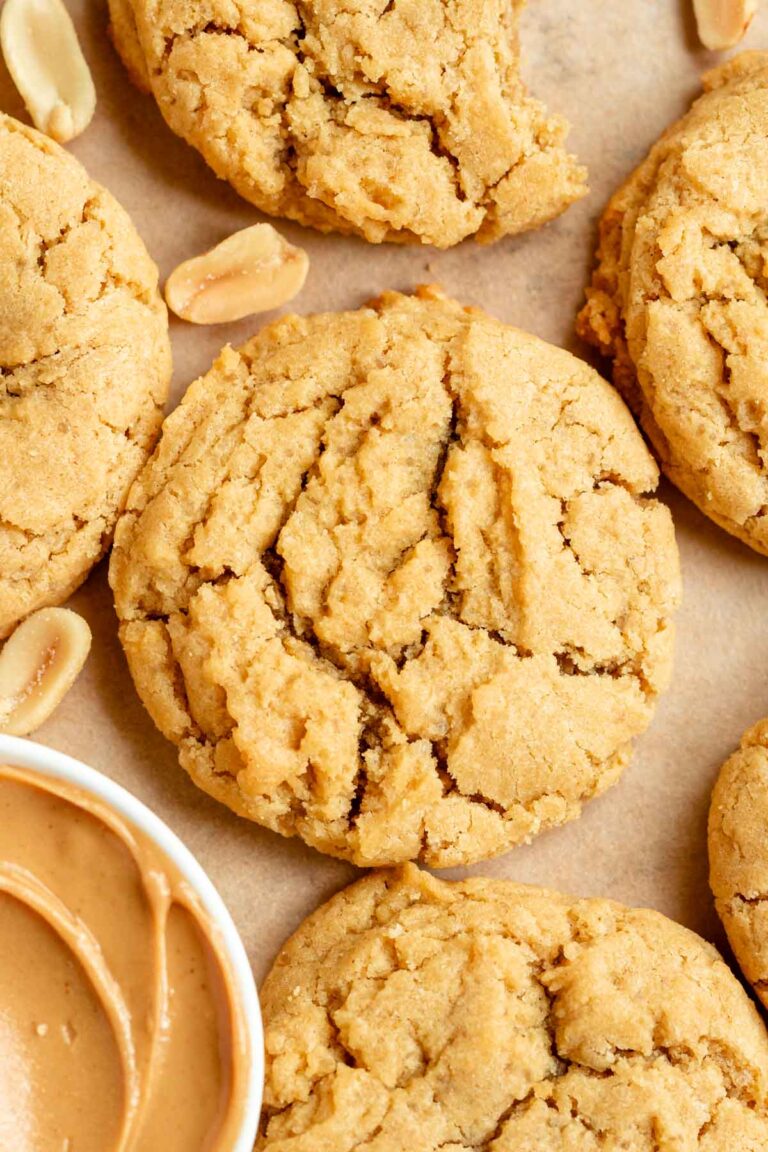 Chewy Peanut Butter Cookies (Soft & One Bowl) Rich And Delish