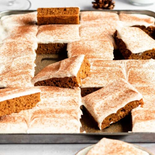 Gluten Free Pumpkin Bars - Rich And Delish