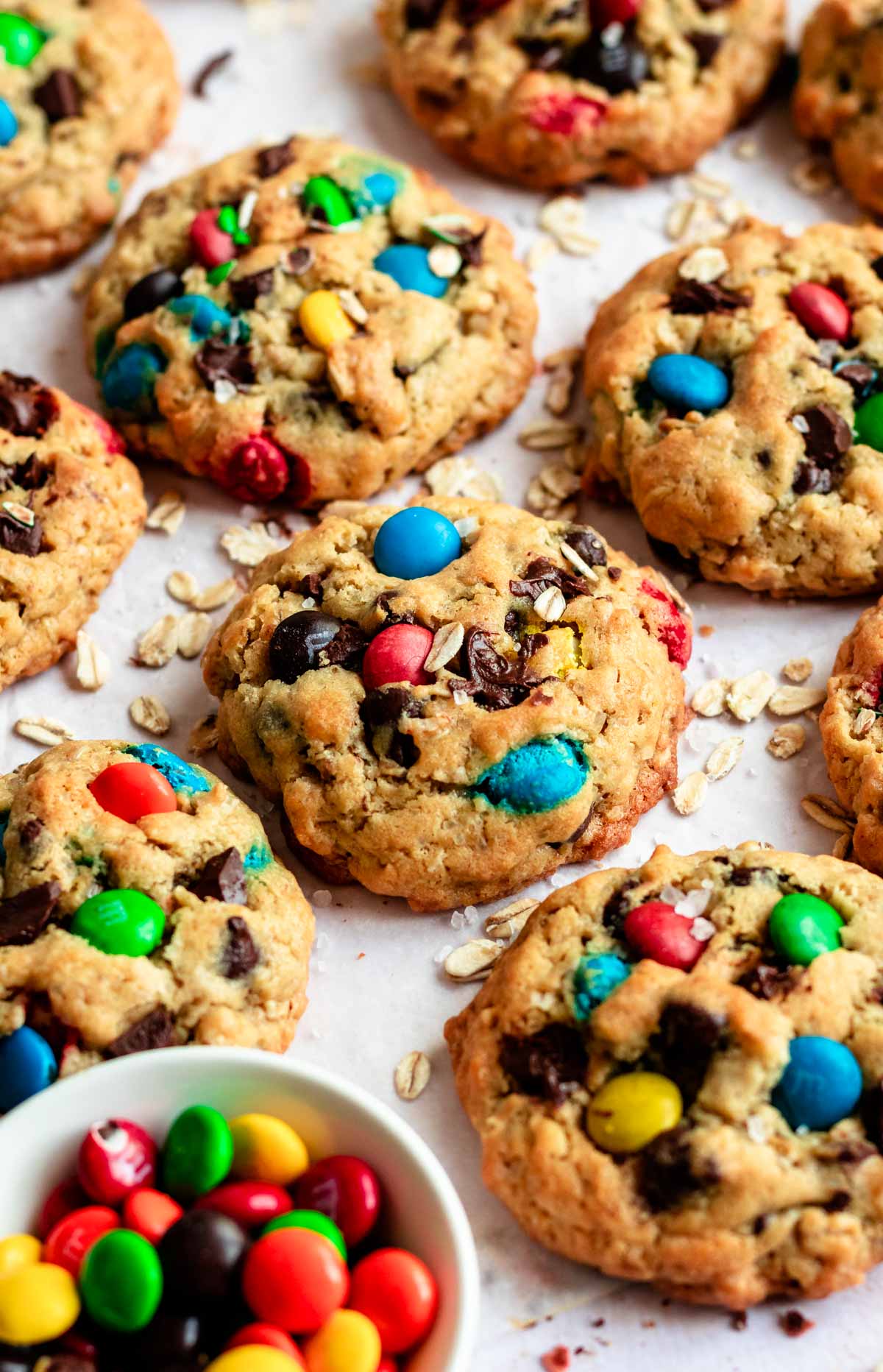 Monster cookies with m&m's.