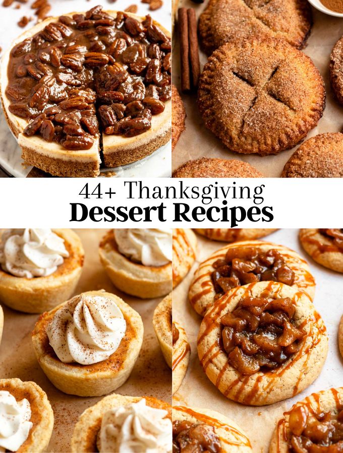 Image of 4 Thanksgiving Dessert Recipes photos.
