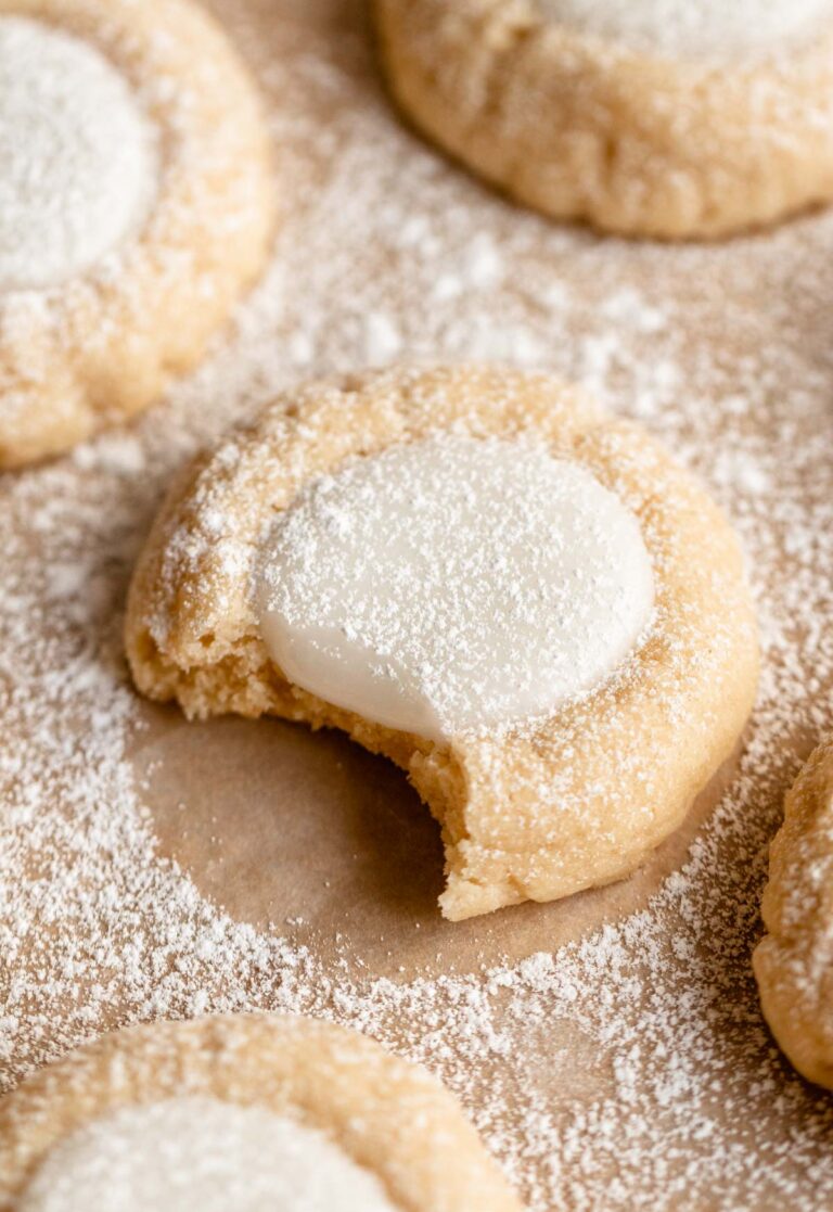 Thumbprint Cookies With Icing Rich And Delish