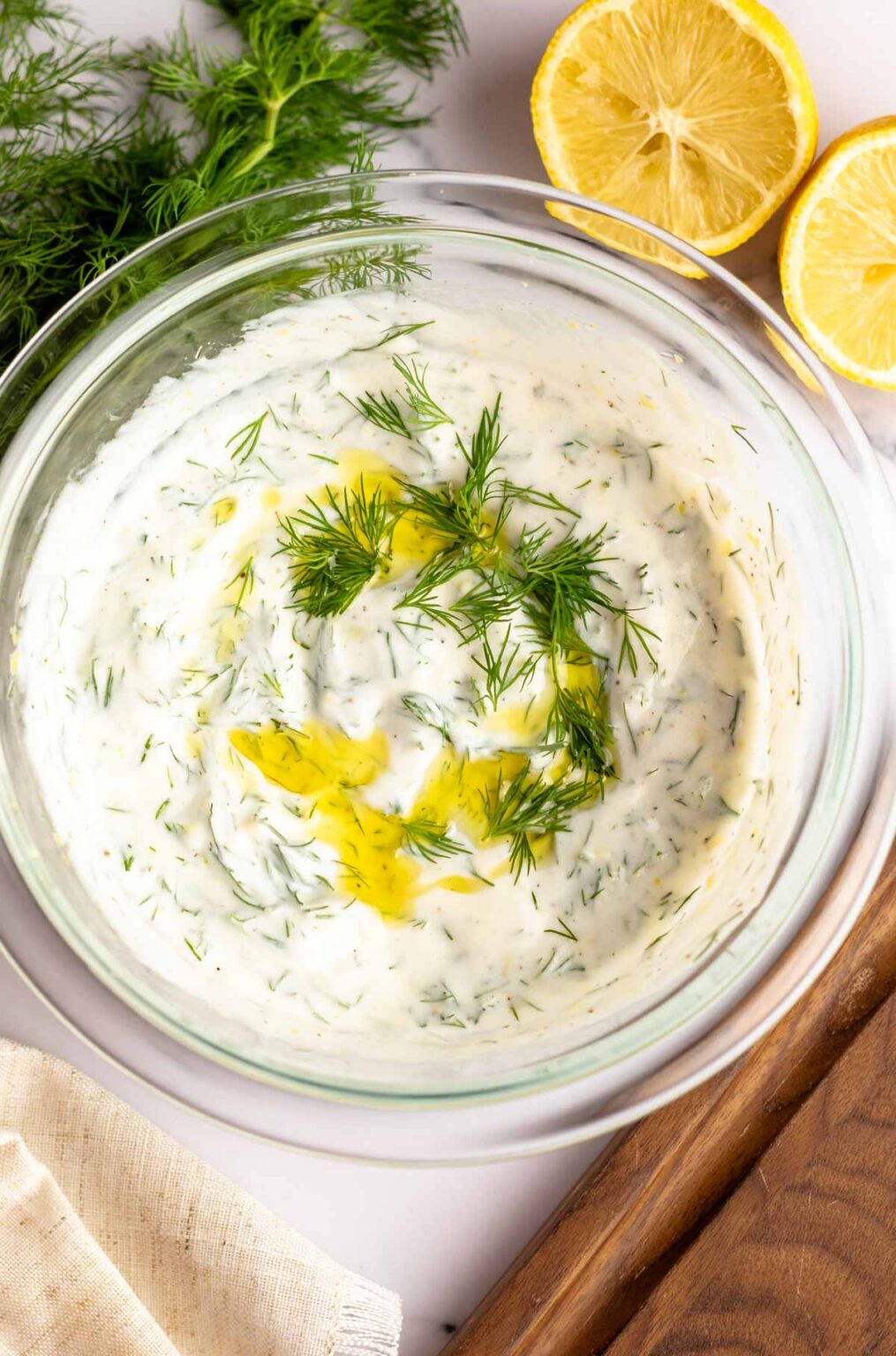 Yogurt Dill Sauce (5-Minute Recipe!) - Rich And Delish