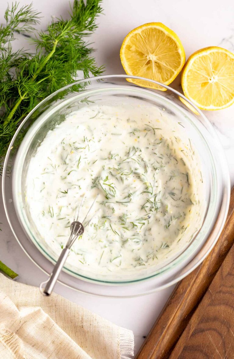 Yogurt Dill Sauce (5Minute Recipe!) Rich And Delish
