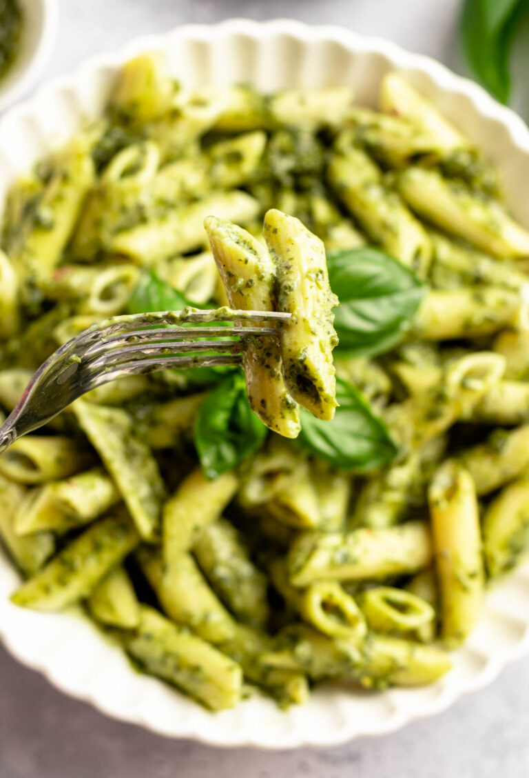 Creamy Pesto Pasta (30Minute Meal!) Rich And Delish