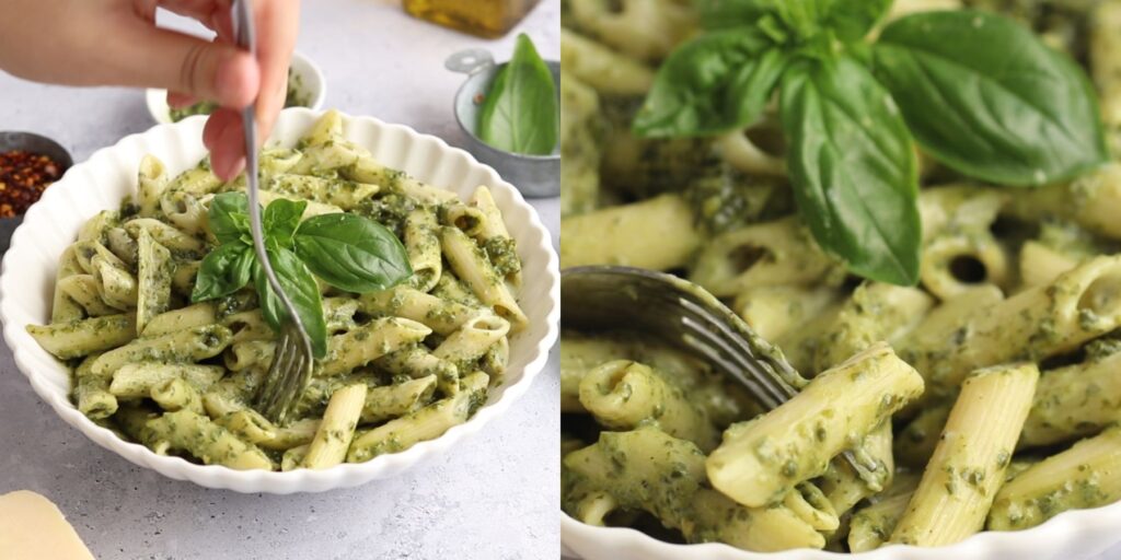 Creamy Pesto Pasta (30-Minute Meal!) - Rich And Delish