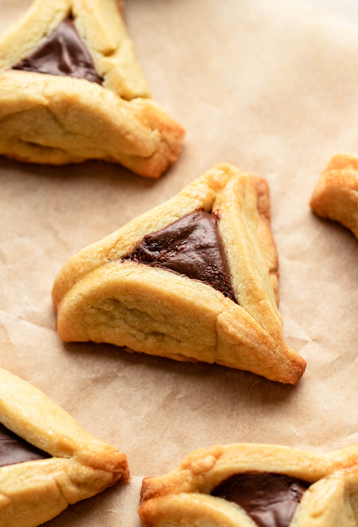 Baked hamantaschen Cookies.