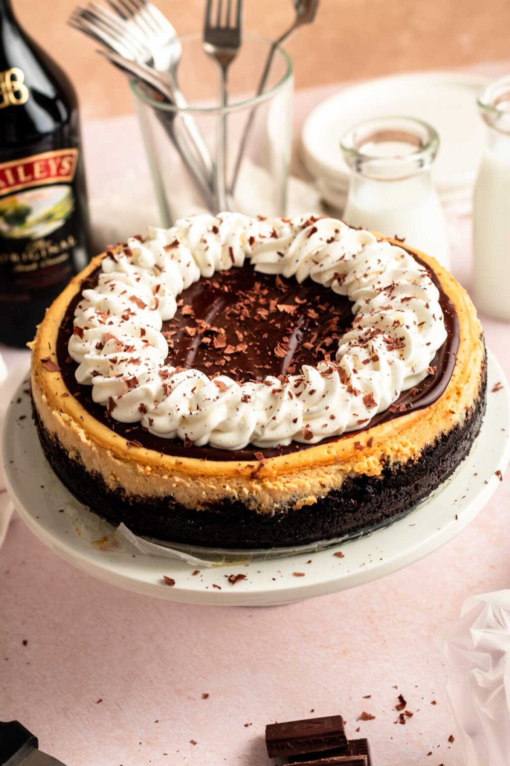 The BEST Baileys Cheesecake No Water Bath Rich And Delish   Baileys Cheesecake 5 Of 25 1024x1536 