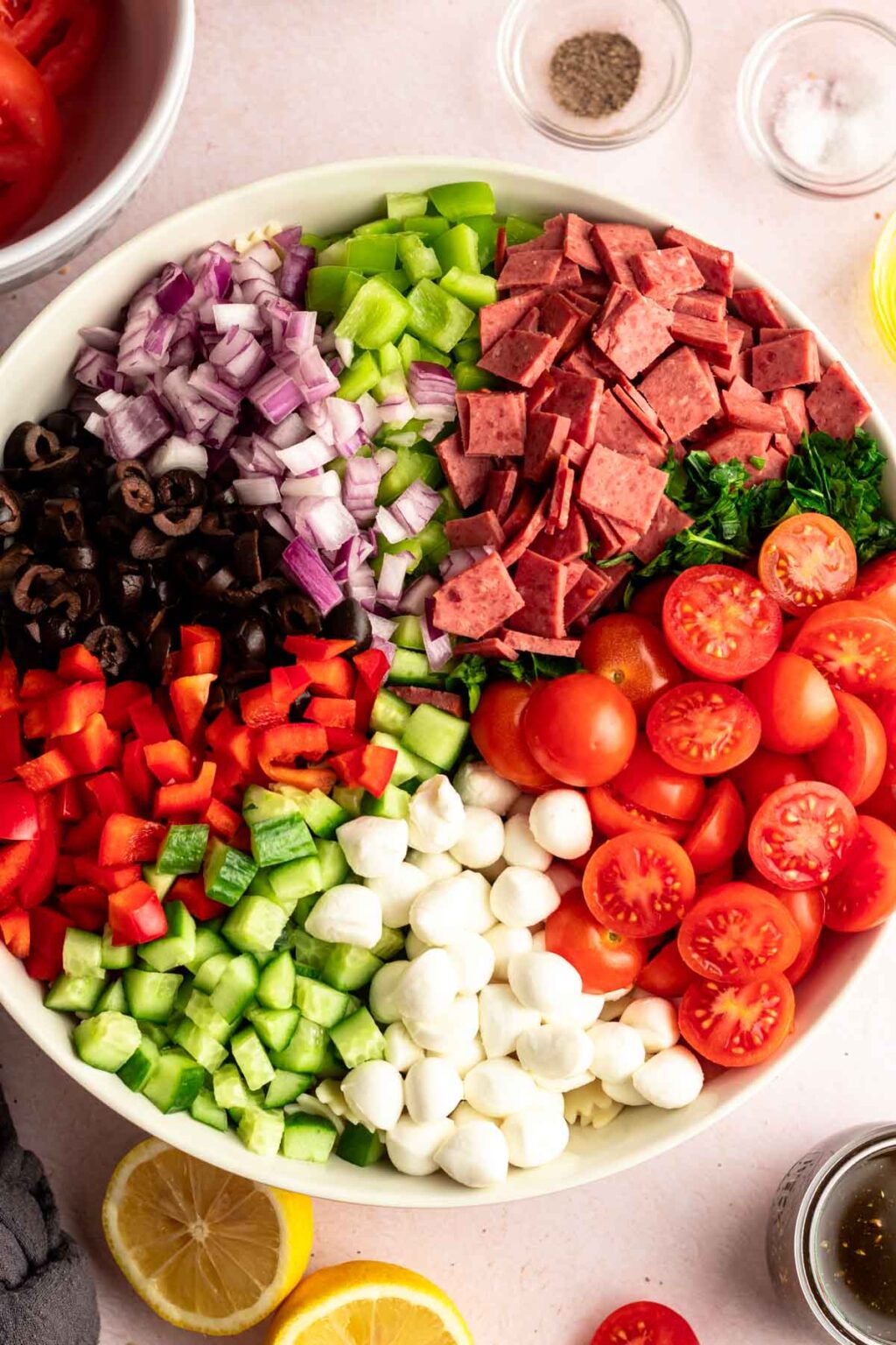 Zesty Italian Pasta Salad With Italian Dressing - Rich And Delish