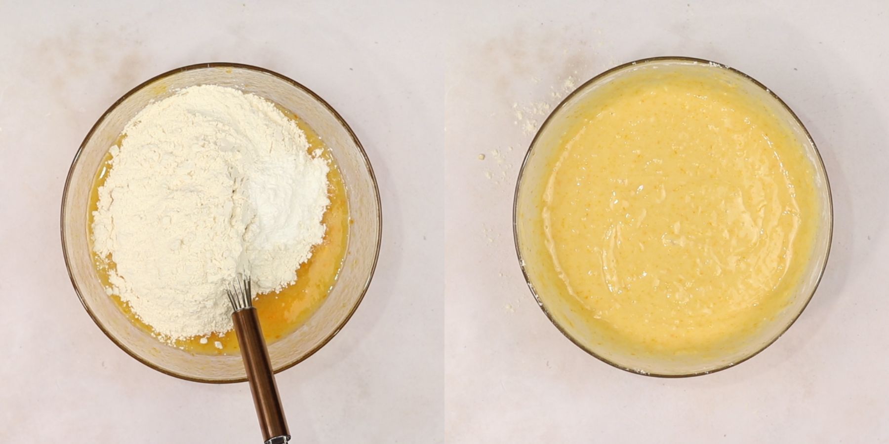 Cake process shots.