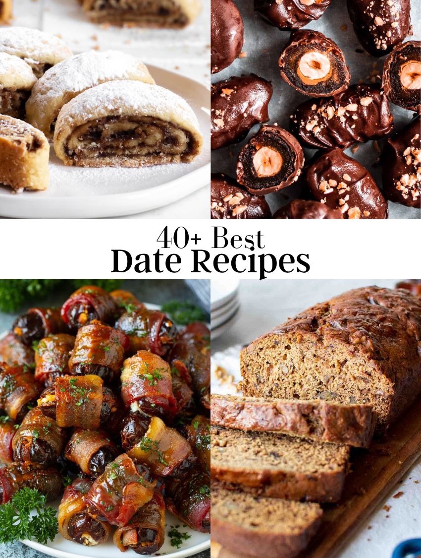 Image of 4 date recipes photos.