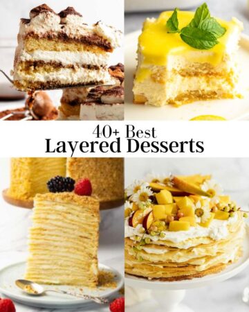 Image of 4 layered desserts recipes photos.