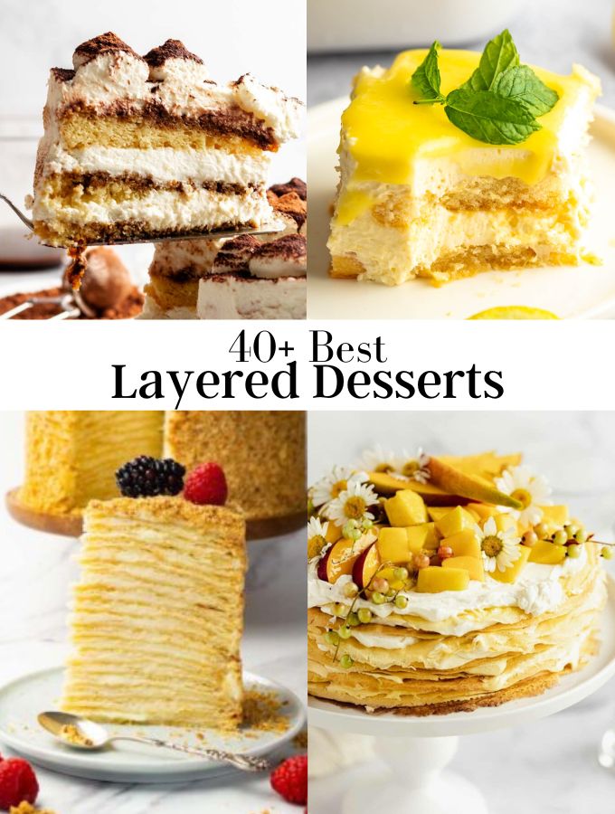 Image of 4 layered desserts recipes photos.