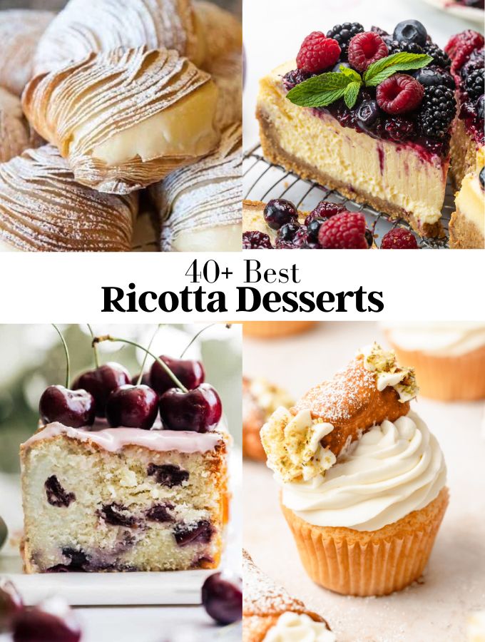 Image of ricotta desserts photos.