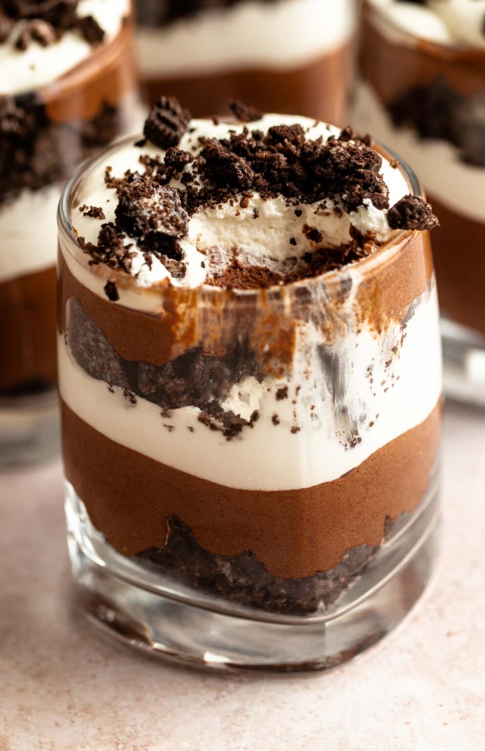 Creamy Chocolate Parfait (No Bake) - Rich And Delish