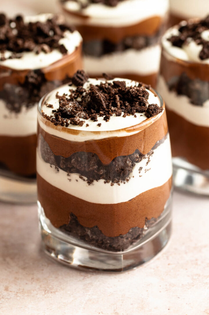 Creamy Chocolate Parfait (No Bake) - Rich And Delish