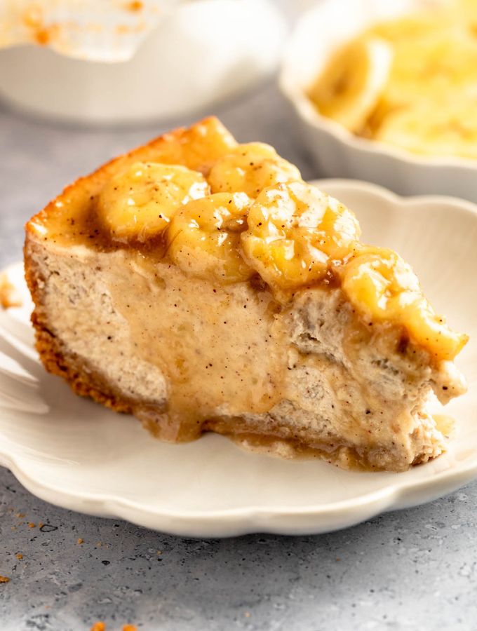 BEST Bananas Foster Cheesecake Rich And Delish