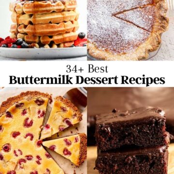 Image of 4 buttermilk dessert recipes photos.