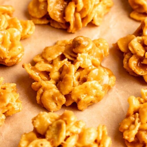 Top of cornflake candy.