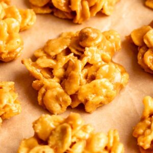 Top of cornflake candy.