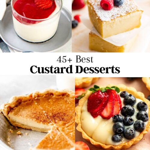45+ Best Custard Desserts You Need To Make Rich And Delish