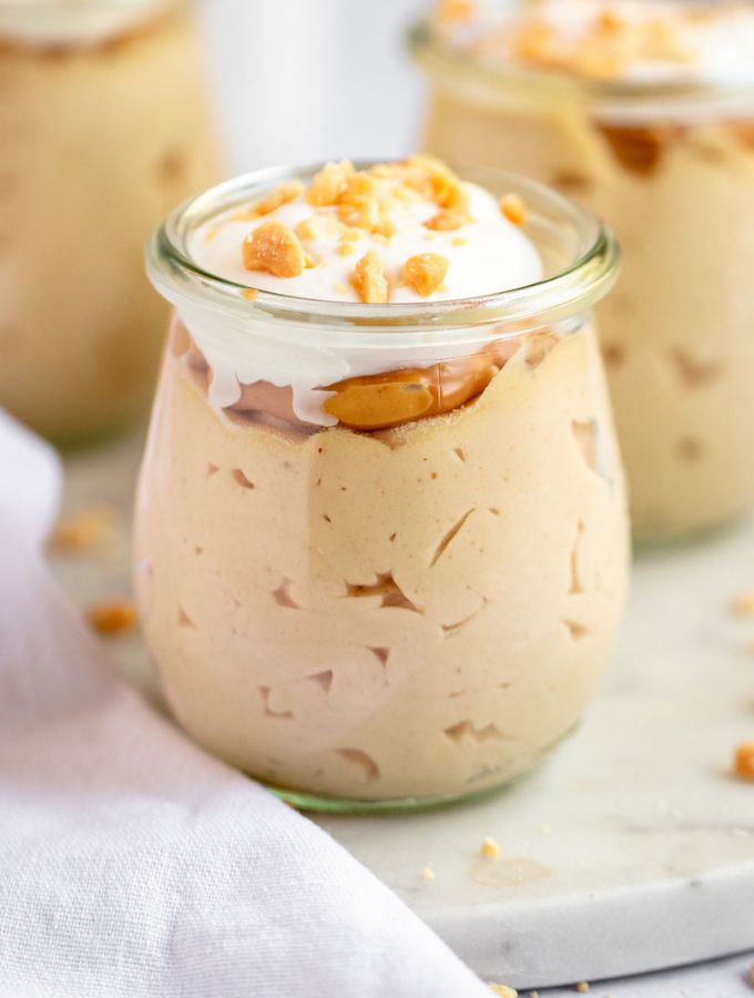 Peanut Butter Mousse (No Gelatin, 4 Ingredients) - Rich And Delish