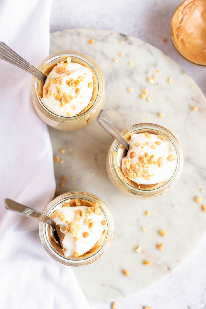 Peanut Butter Mousse (No Gelatin, 4 Ingredients) - Rich And Delish