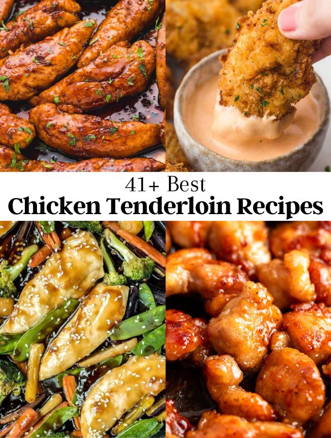 Image of 4 chicken tenderloin recipes photos.