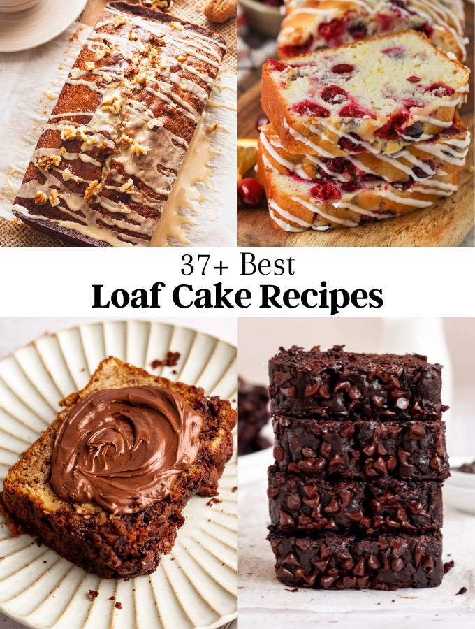 Image of 4 loaf cake recipes photos.
