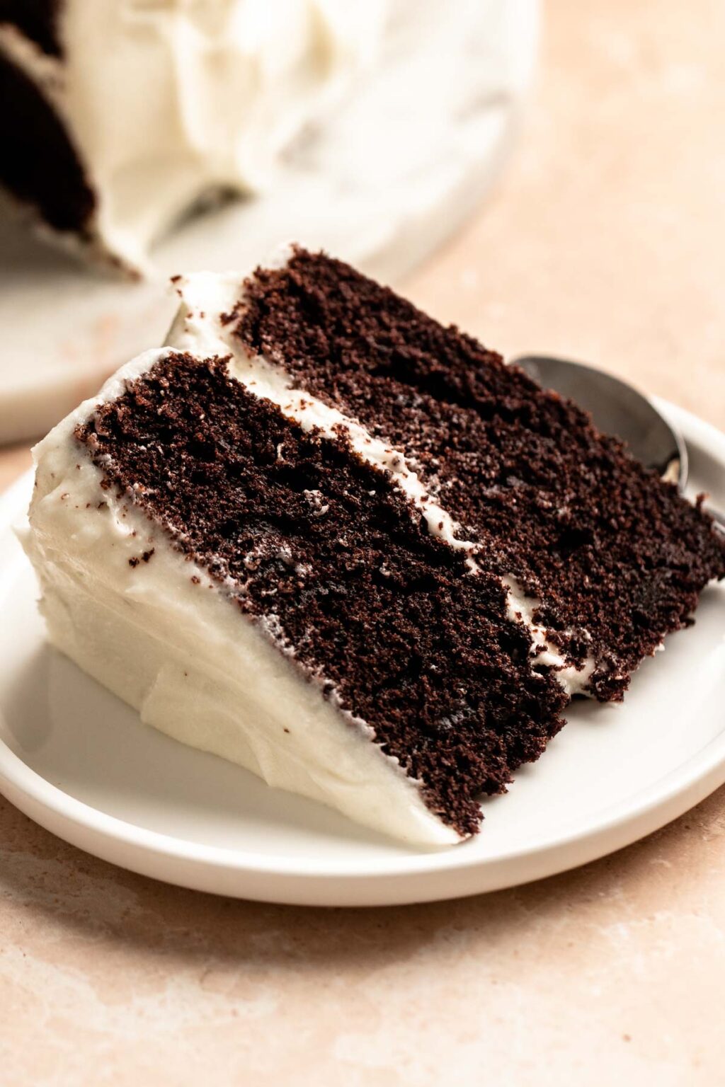 Chocolate Cake With Cream Cheese Frosting - Rich And Delish