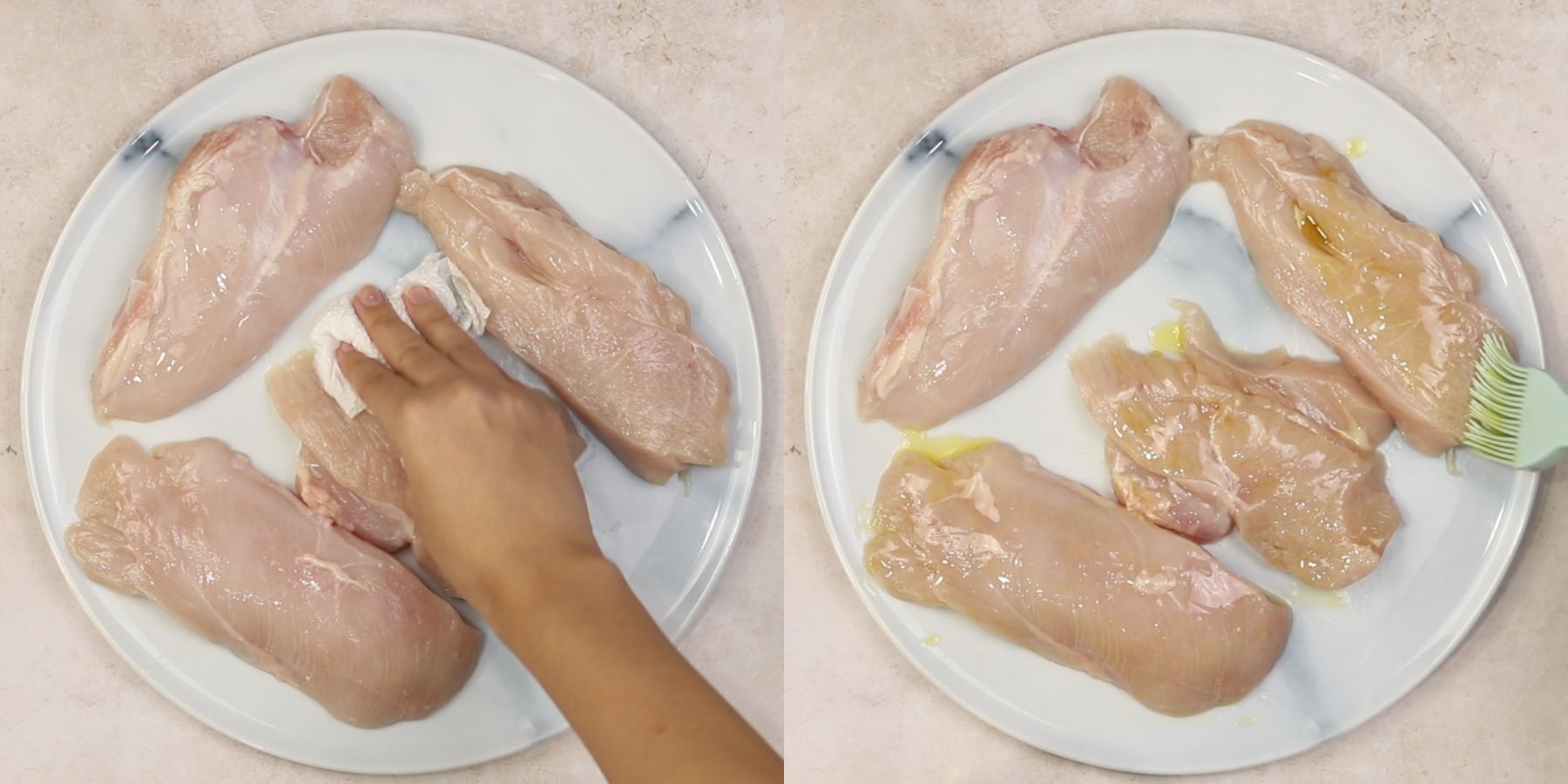 Chicken process shots.