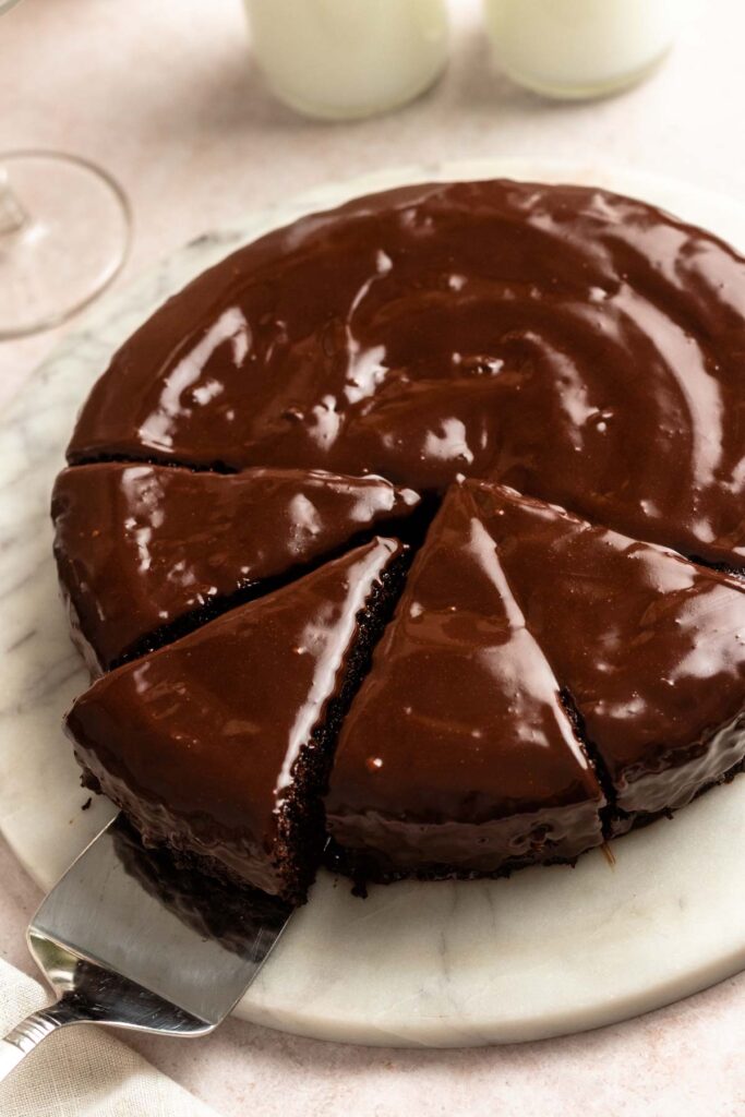 Almond Flour Chocolate Cake - Rich And Delish