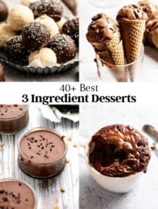 Image of 3 ingredient desserts photos.