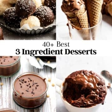 Image of 3 ingredient desserts photos.