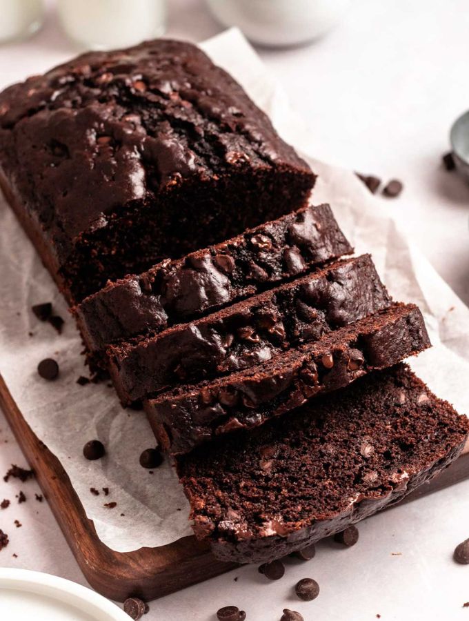 Moist Chocolate Bread (One Bowl) - Rich And Delish