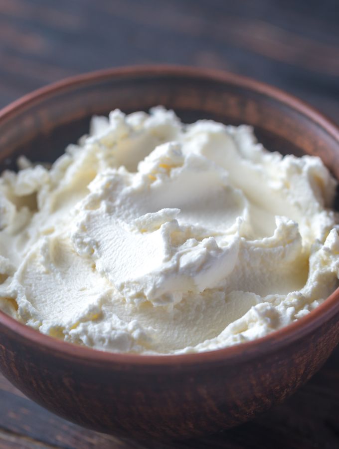 Image of cream cheese in a bowl.