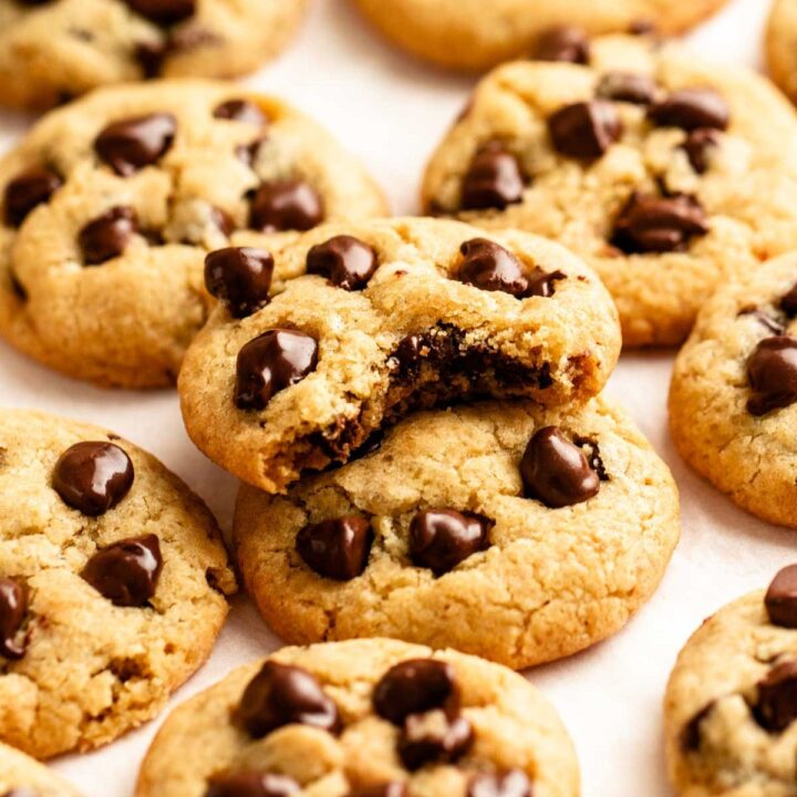 Mini Chocolate Chip Cookies (No Chill- 30 Minutes) - Rich And Delish