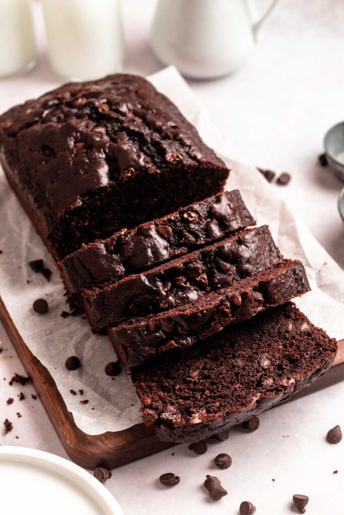 Moist Chocolate Bread (One Bowl) - Rich And Delish